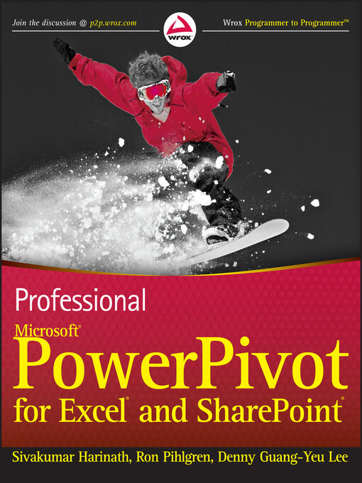 Title details for Professional Microsoft PowerPivot for Excel and SharePoint by Sivakumar Harinath - Available